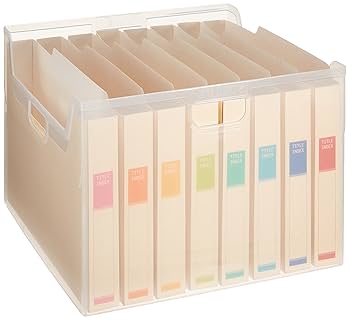 Amazon.co.jp：ナカバヤシ なげこみBOX（8分類） フボI-F7